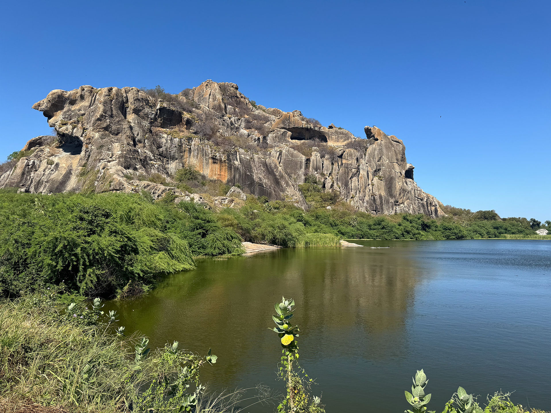 Lakes and rocks in Quixada