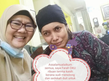 SUMBANGAN DANA KEPADA OKU.