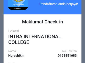 INTRA International College,Kuala Selangor.