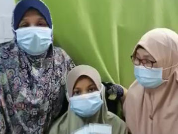 Membantu adik nabeehah yang menghidap penyakit kidney tahap(5)