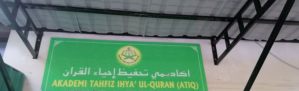 MEMBAIKI ATAP DAN WAYAR SEKOLAH TAHFIZ ATIQ.