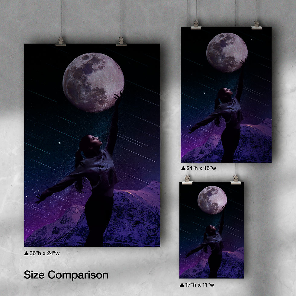 Thumbnail: Reach for the Moon Poster