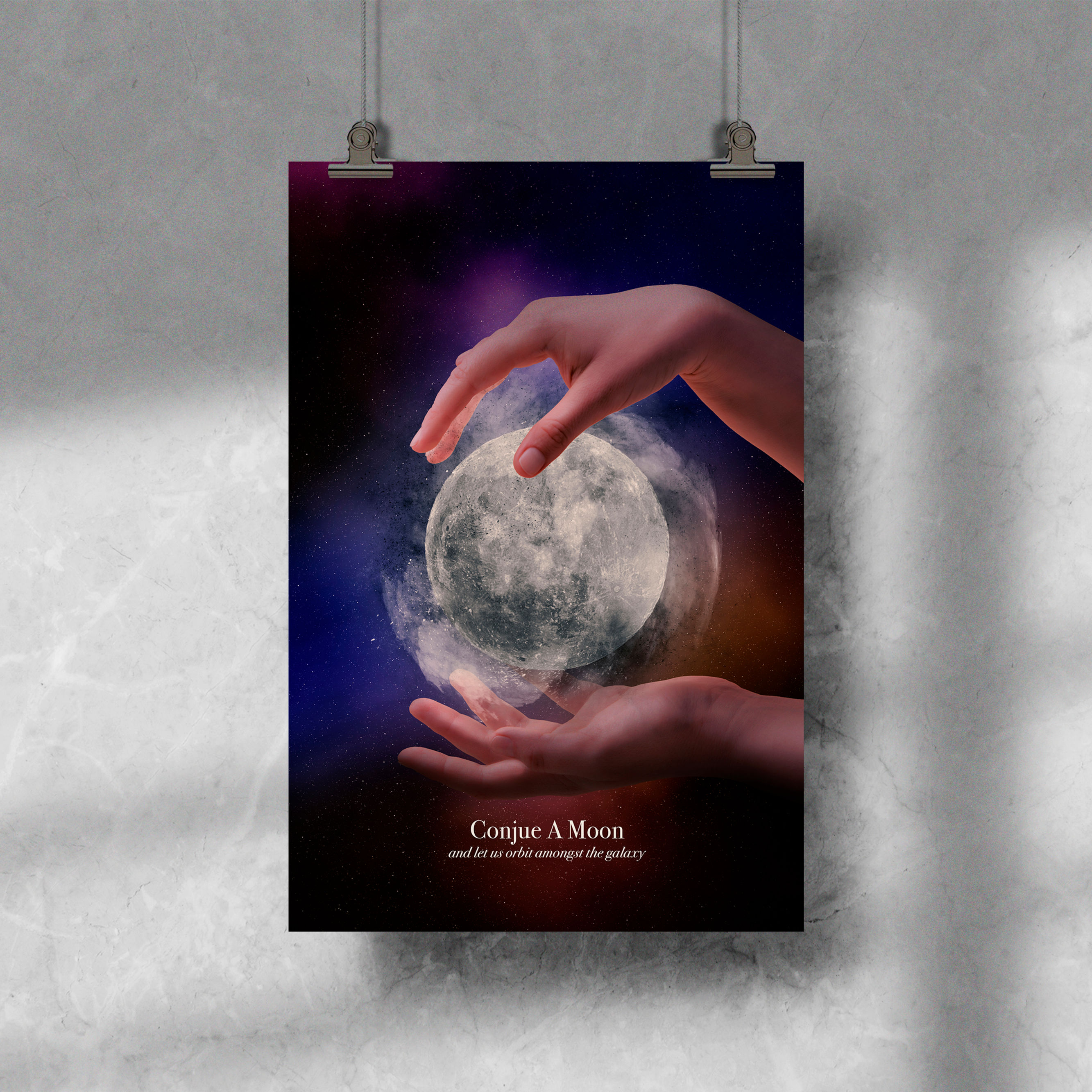Conjure A Moon Poster