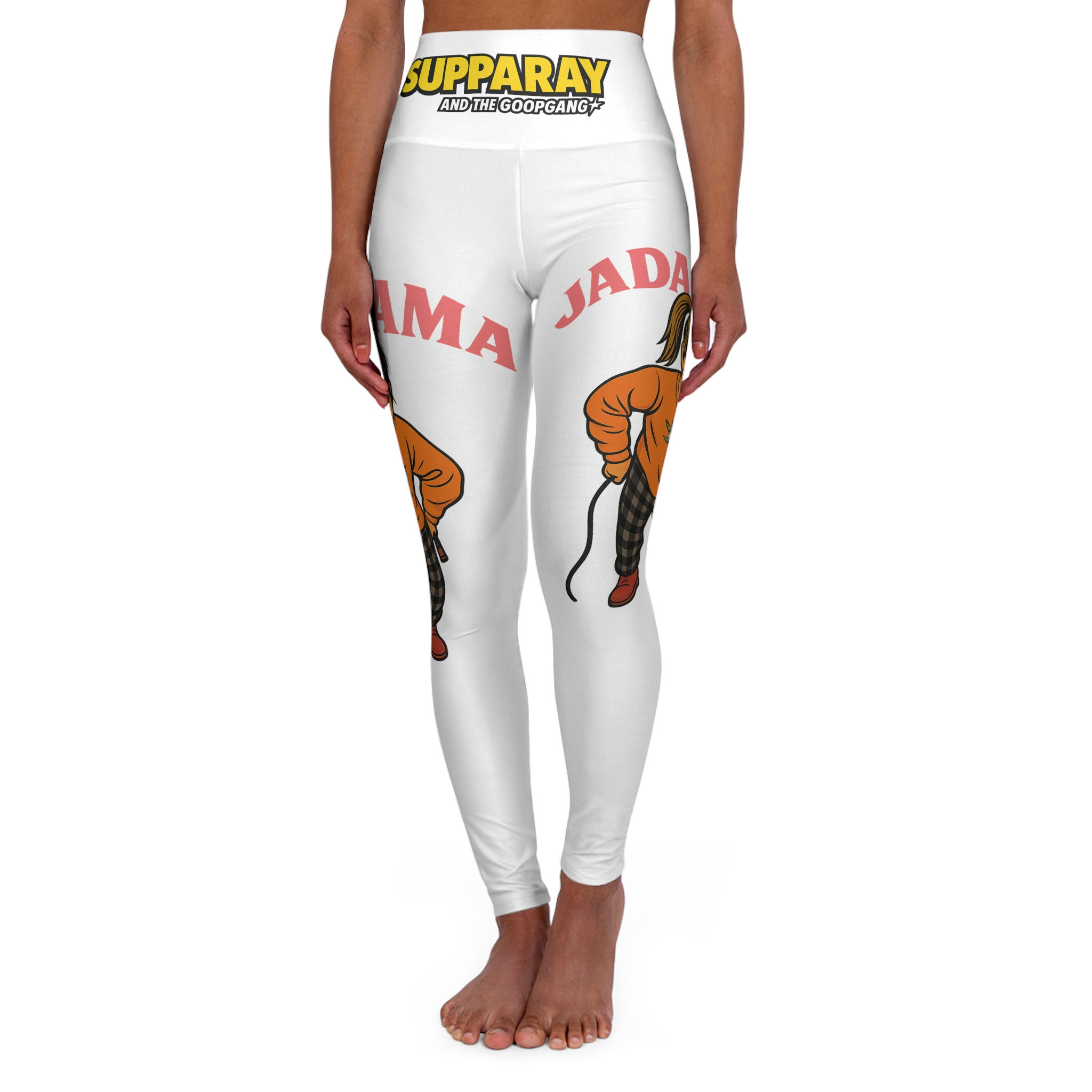 High Waisted Yoga Leggings — Jada Moma Leggins by Supparay (AOP)