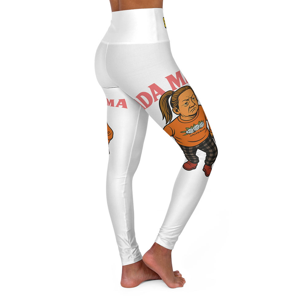 Thumbnail: High Waisted Yoga Leggings — Jada Moma Leggins by Supparay (AOP)
