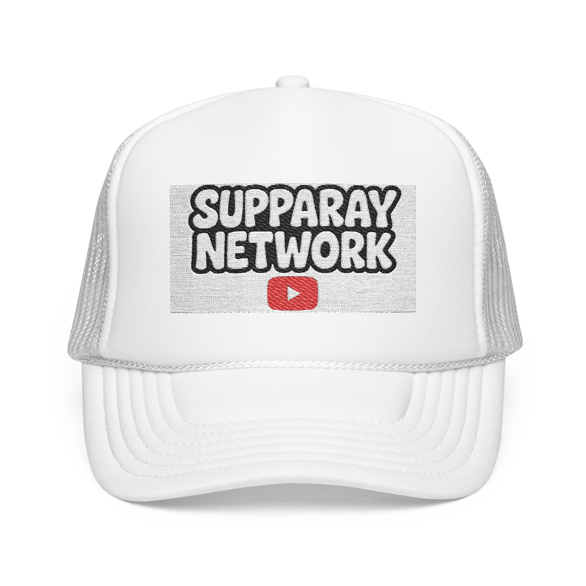 YouTube Supparay Embroidered Trucker Hat