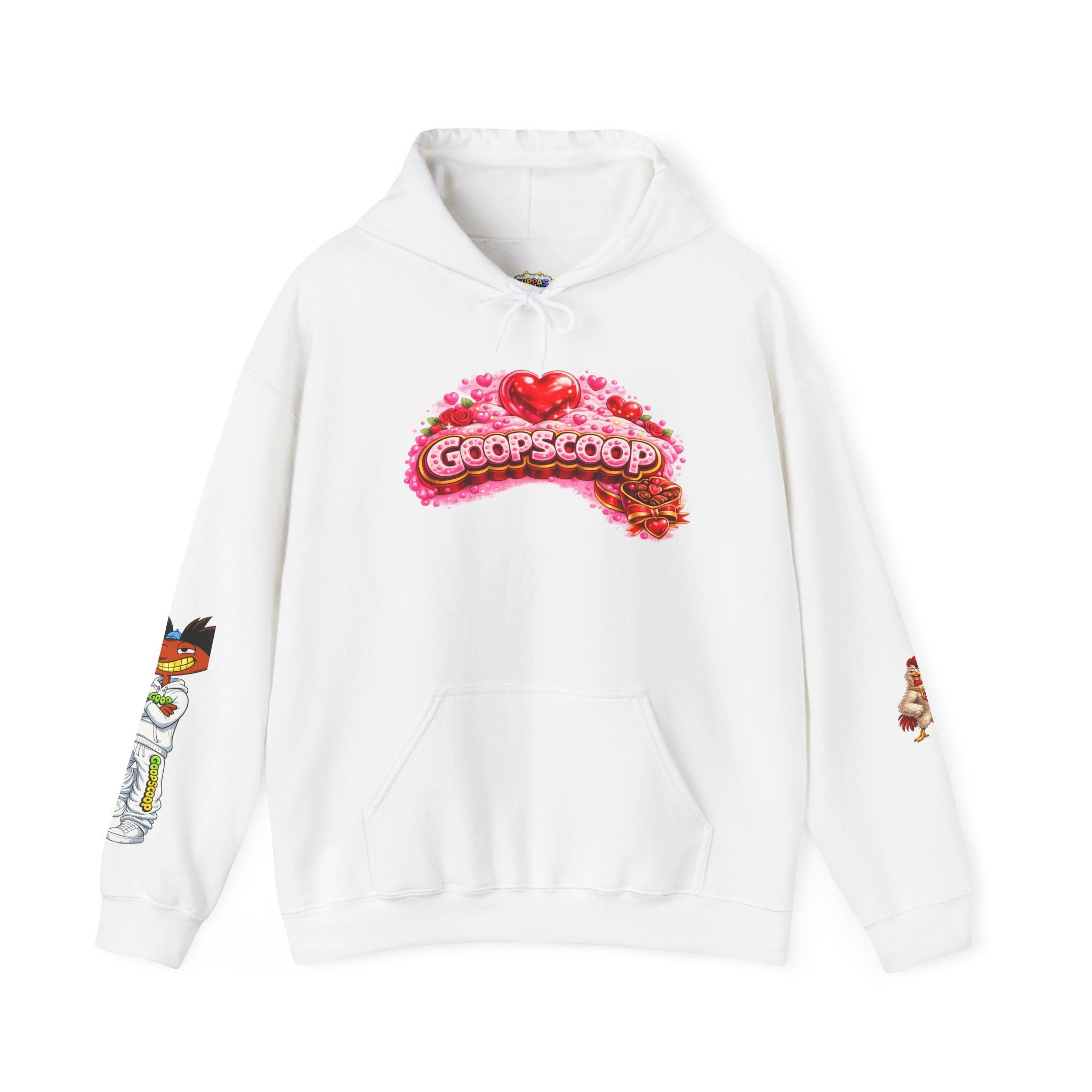 Fuck Love Hoodie — Goopscoop Graphic Streetwear Pullover