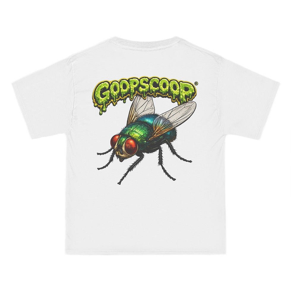 Thumbnail: T-Shirt — 'Culinary Goop Scoop' Graphic Tee (Bug & Slime Retro Street Art)
