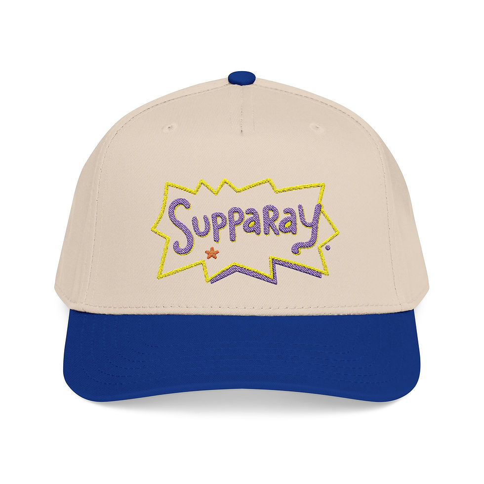 Thumbnail: SUPPARAY RUGRATS Mid Profile Baseball Cap — Retro Kids Graphic Hat