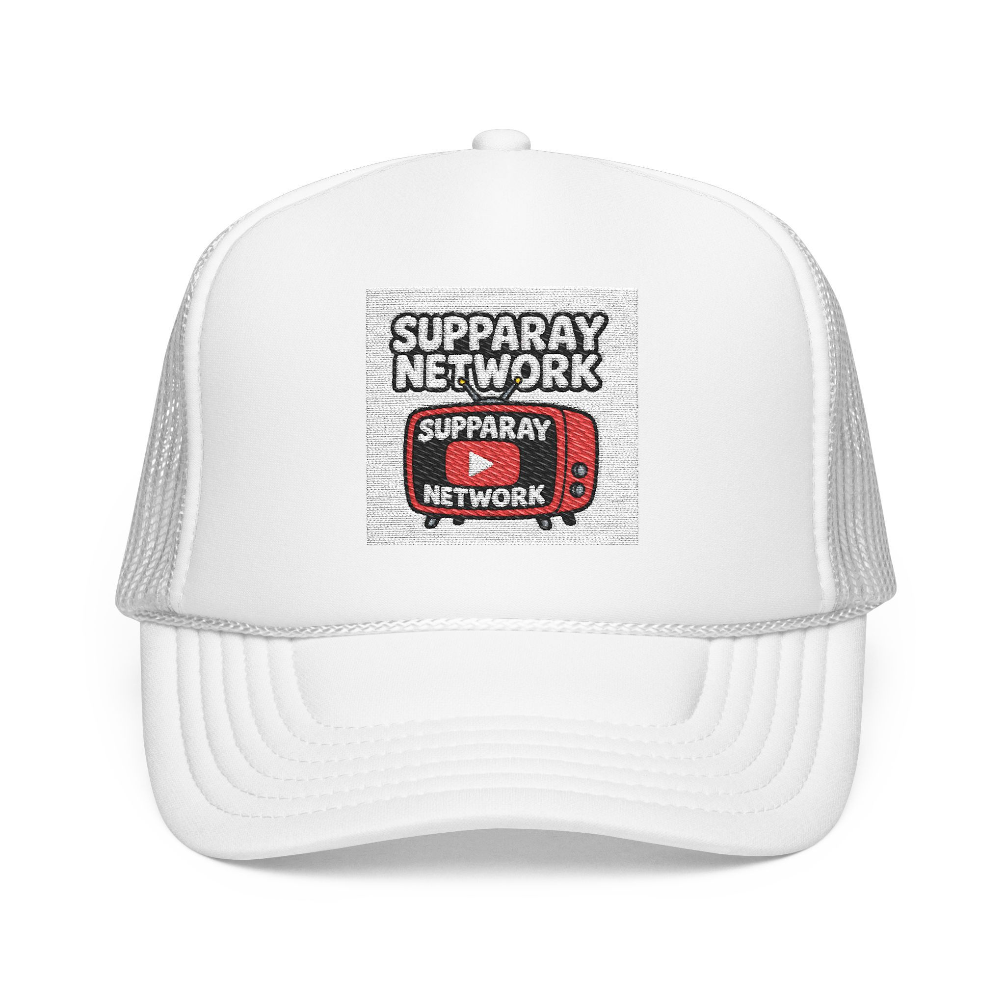 Trucker Hat — Embroidered "Supparay Network" Logo Foam Cap