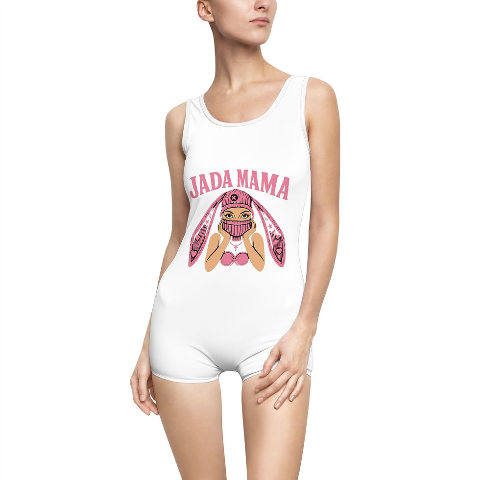 Thumbnail: Jada Mama Vintage One-Piece Swimsuit — Retro Graphic Women’s Swimwear