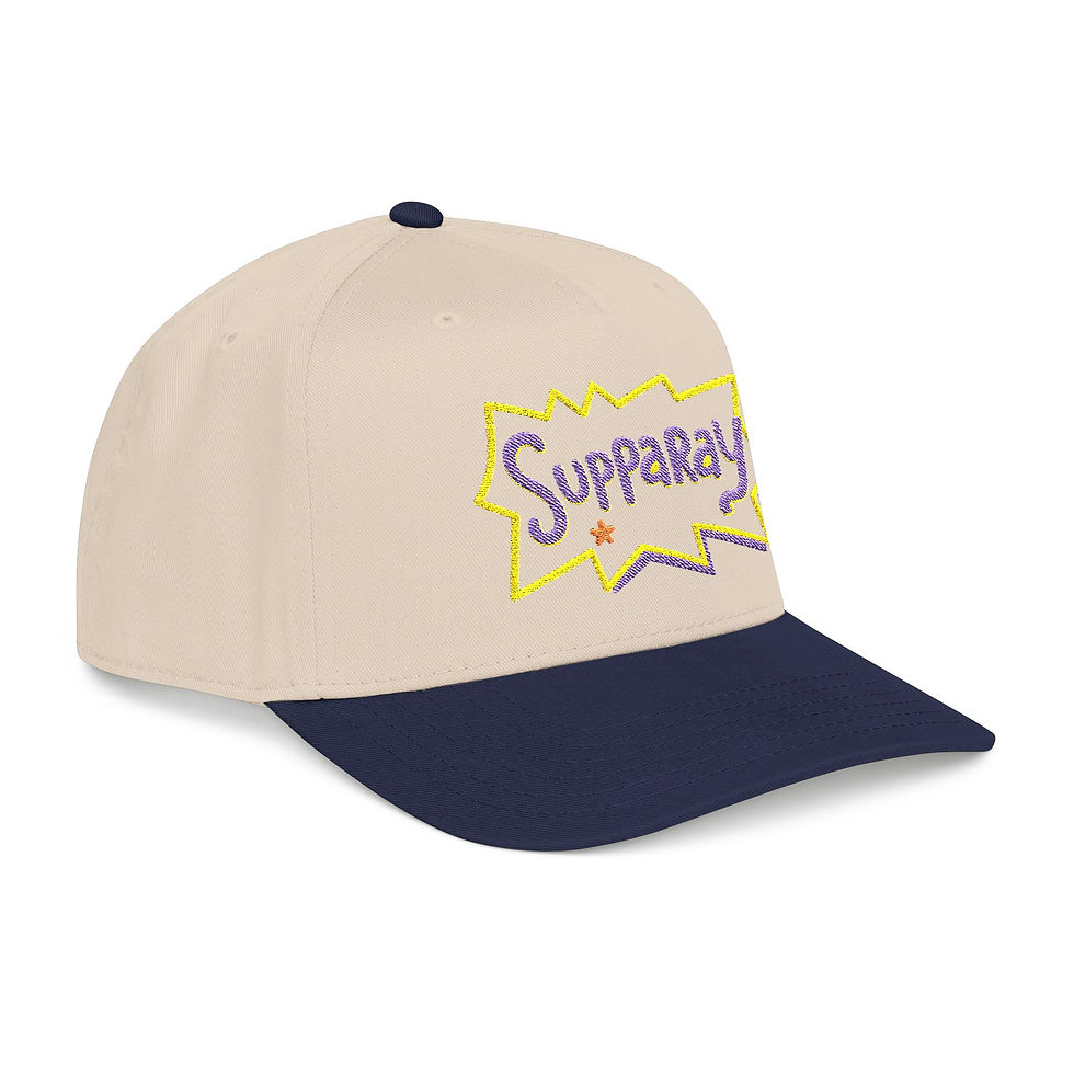 Thumbnail: SUPPARAY RUGRATS Mid Profile Baseball Cap — Retro Kids Graphic Hat