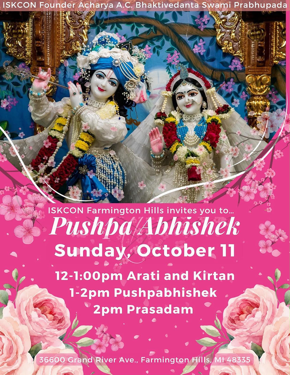 Pushpa Abhishek Festival