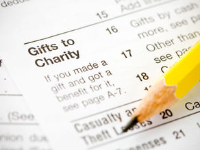 Gifts to Charity Box with Pencil 