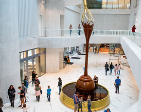 Chocolate Fountain at Lindt Home of Chocolate