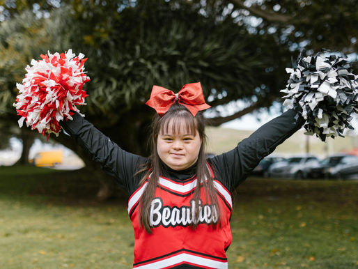 Cheerleader with Down Syndrome
