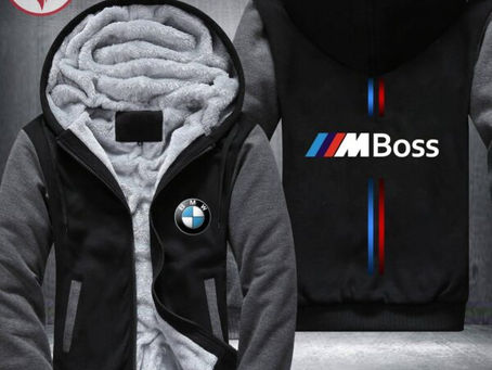 BMW Boss Logo Customize Fleece Hoodie Jacket, Cool Gifts For Car Lovers – Vesles2014S