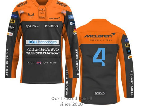 Lando Norris McLaren F1 Team Hockey Jersey - Official Racing Apparel