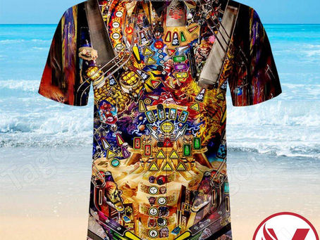 Iron Maiden Pinball Hawaiian Shirt - Unique Gifts for Friends