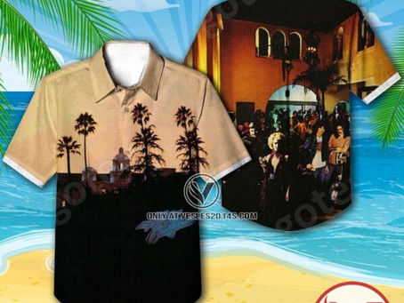 Eagles Hotel California Album Cover Summer Shirt, Unique Gifts For Music Lovers – Vesles2014S