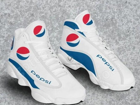 Nike Jordan 13 Shoes Custom Pepsi Logo Image, Best Sneaker 2024 For Fans – Vesles2014S
