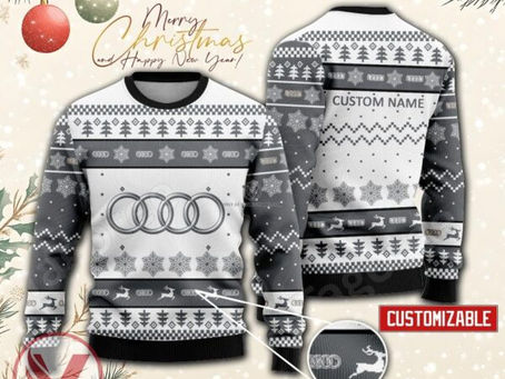 Audi Logo Personalized Ugly Christmas Sweater, Best Gift Ideas For Xmas – Vesles2014S