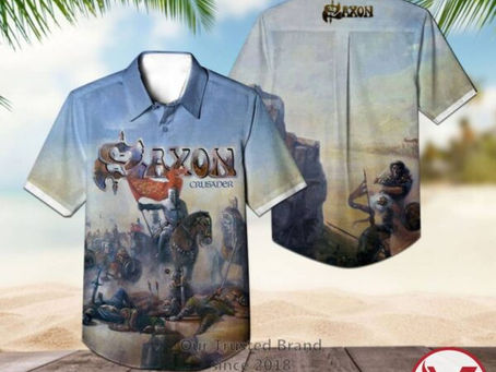 Saxon Crusader Album Customize Hawaiian Shirt, Cool Gift For Music Lovers – Vesles2014S