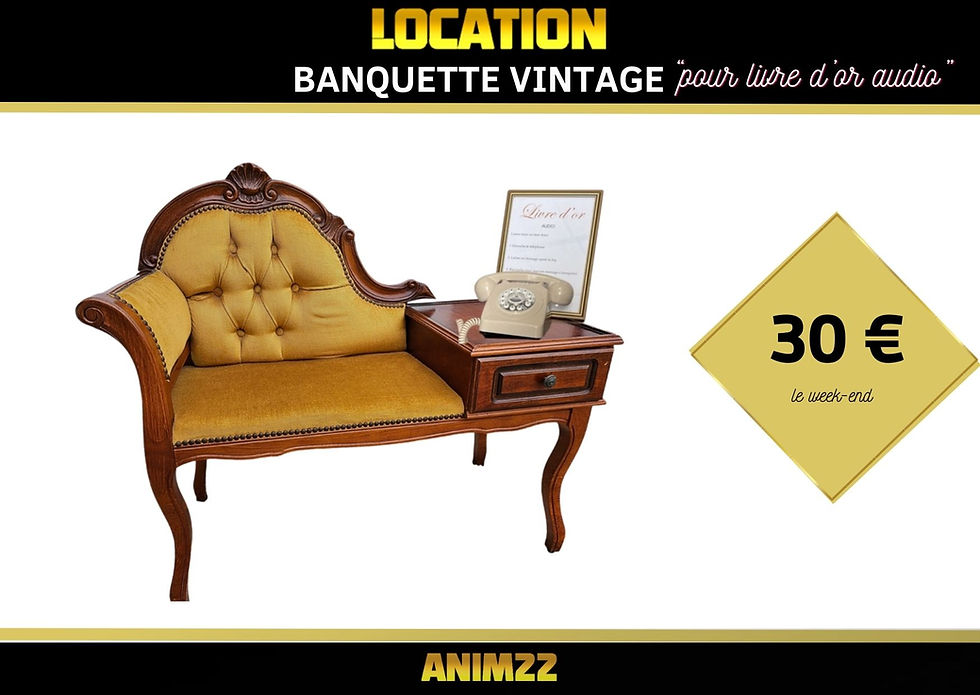 Banquette vintage