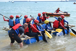 Raft building experience