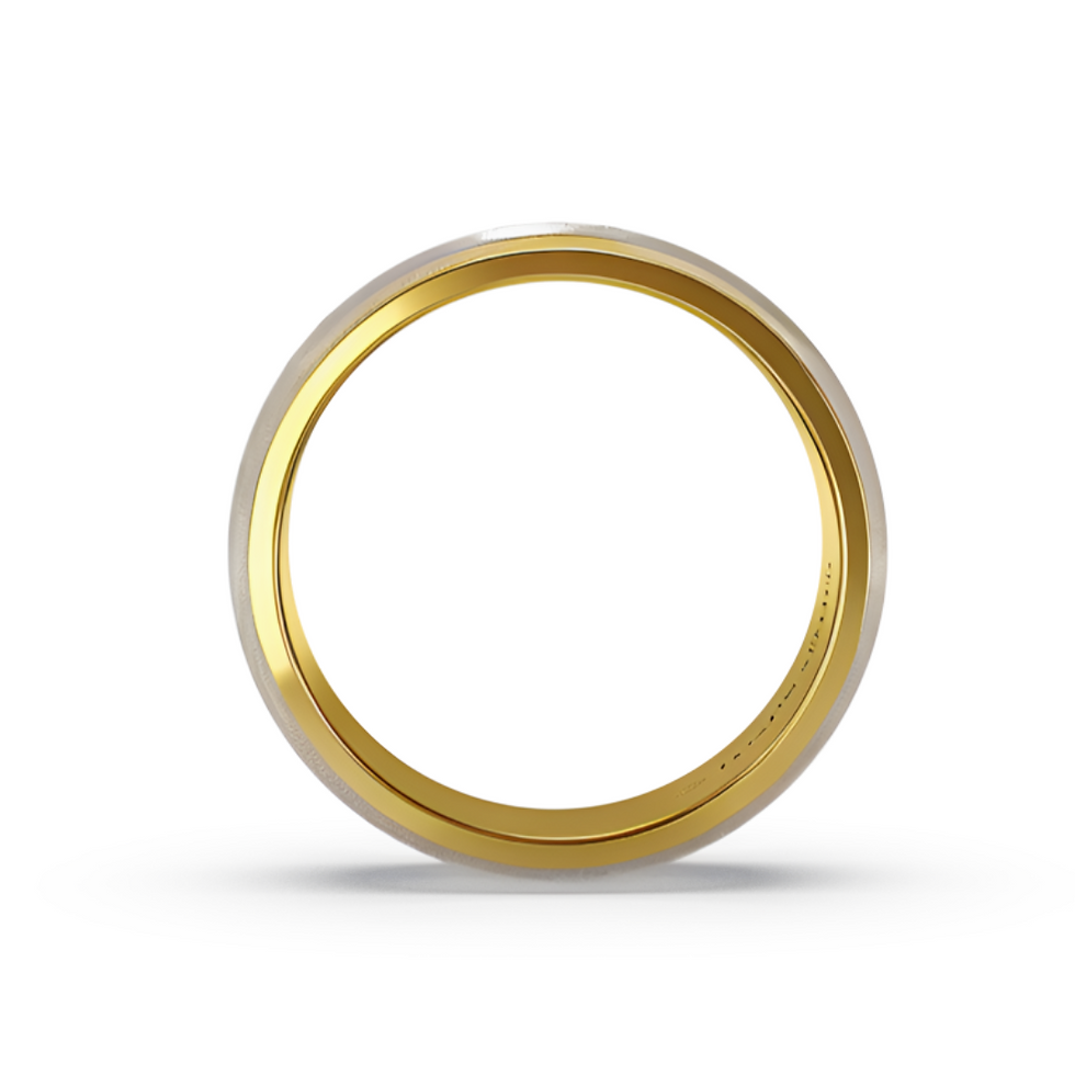 Thumbnail: SAPPHIRE & DIAMOND WEDDING BAND RING