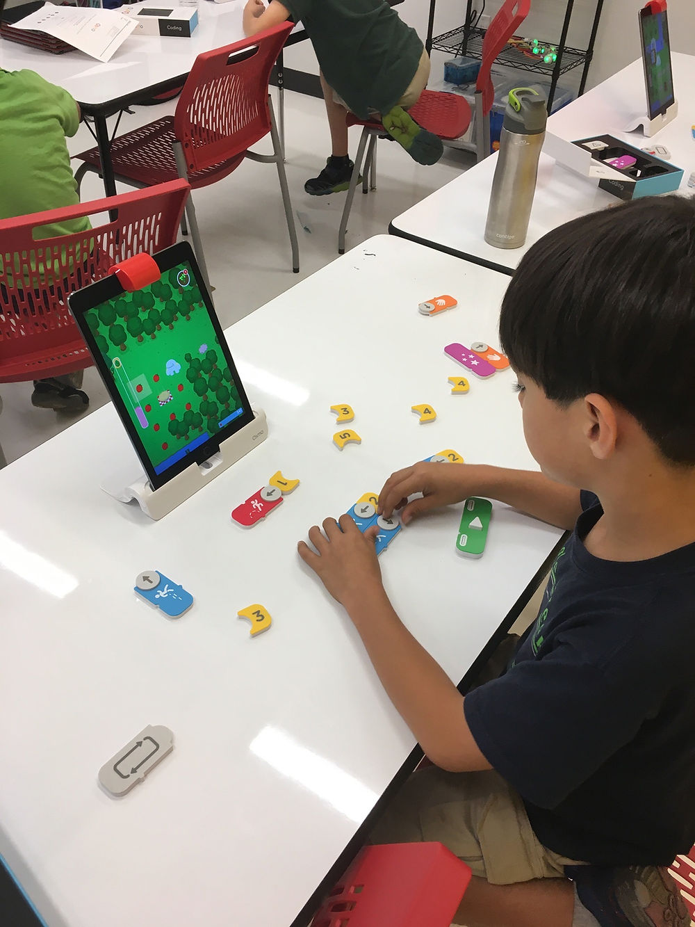 Children working on STEM project