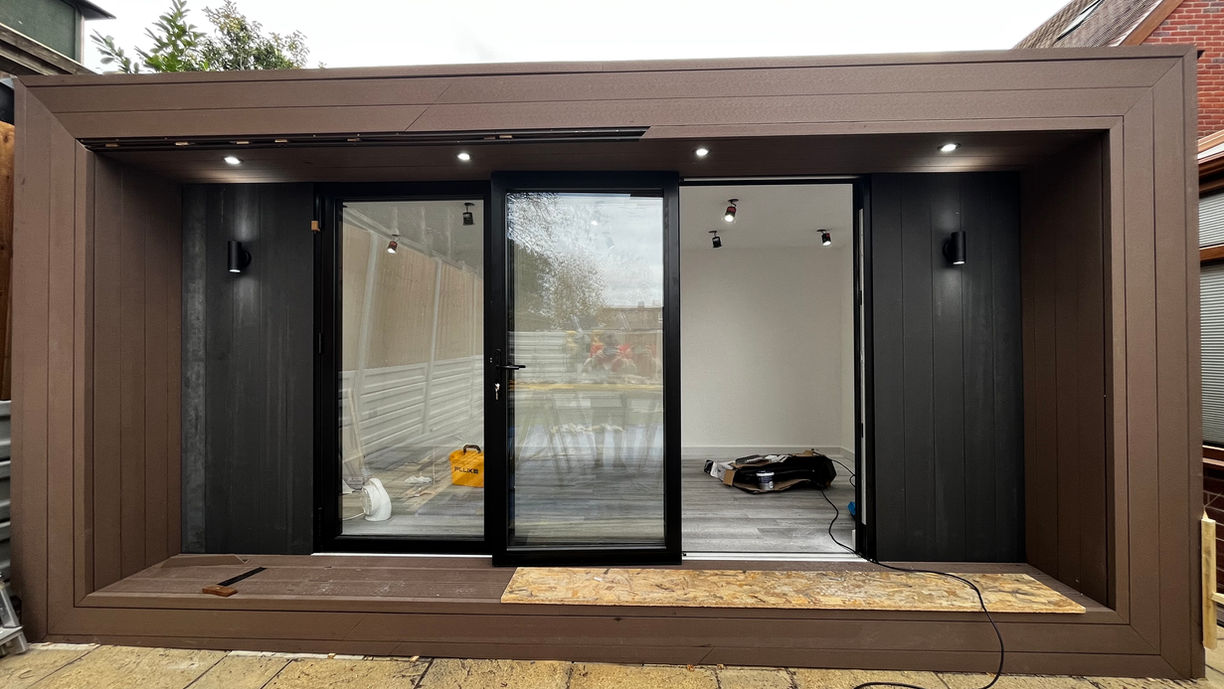 Garden House full Rewire London by our  team of electricians, EICR landlord certificate, rewire fuseboard change,