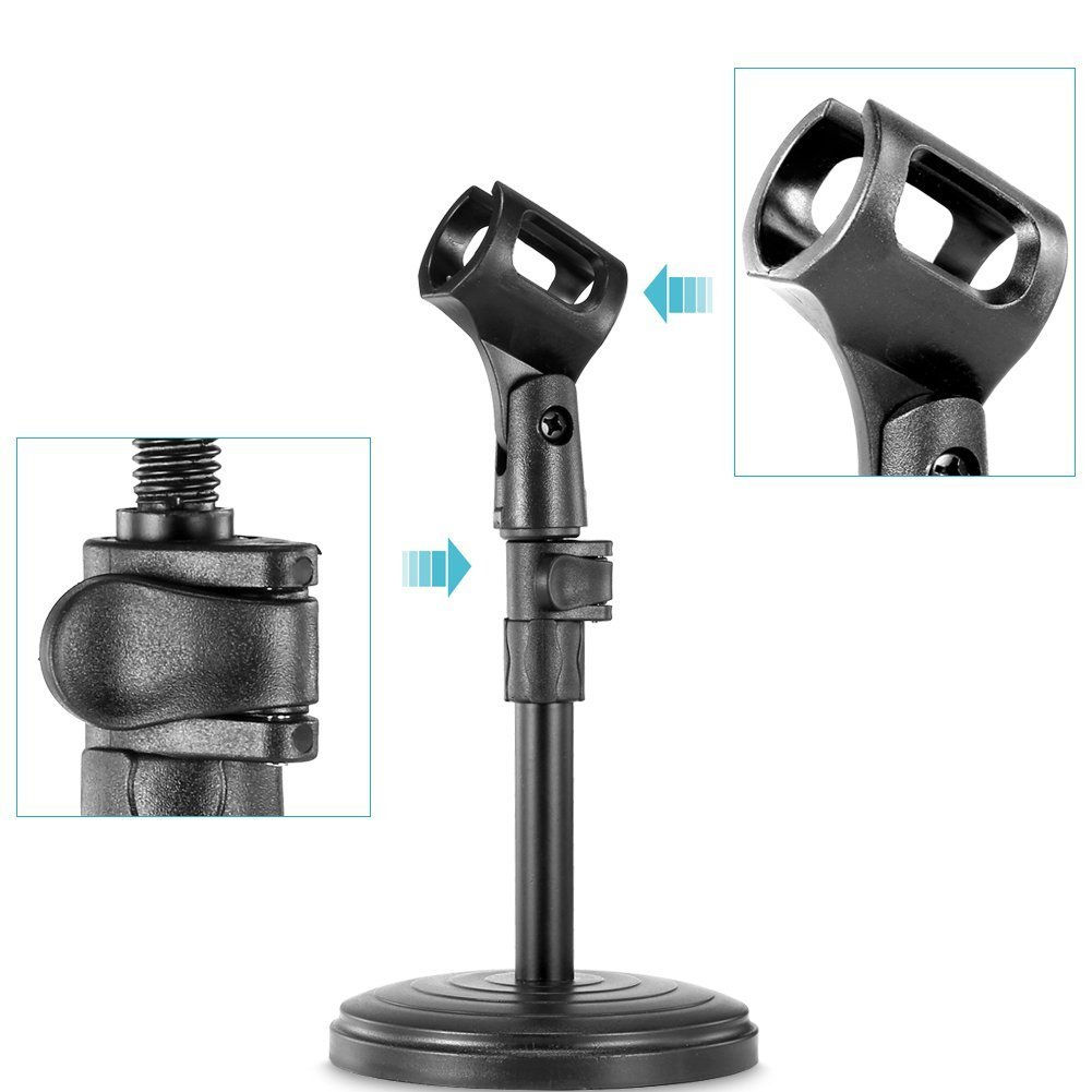 Neewer® 2-Pack NW-(PC-02) Black Height Adjustable (9.45"-12.2" / 24cm-31cm) Iron