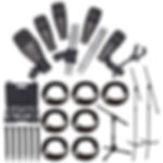 Samson DK707 7-Piece Drum Microphone Kit + Tripod Base Mic Boom Stand + Ultimate