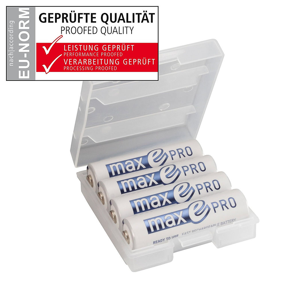 Thumbnail: ANSMANN maxE Pro AA Rechargeable Batteries 2000mAh Low Self-Discharge (LSD) AA B