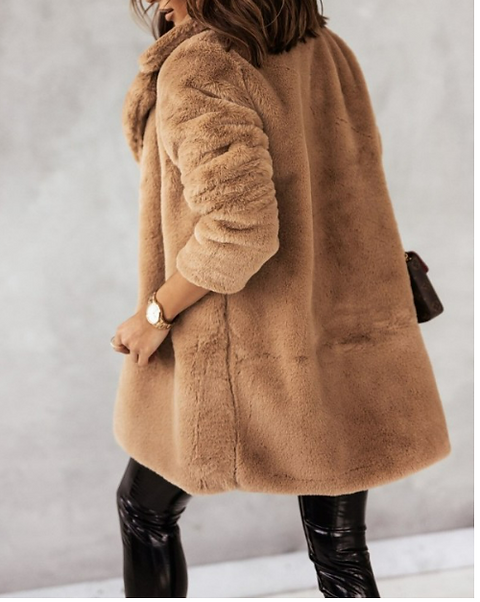 Long Sleeve Teddy Coat Shop Self Project
