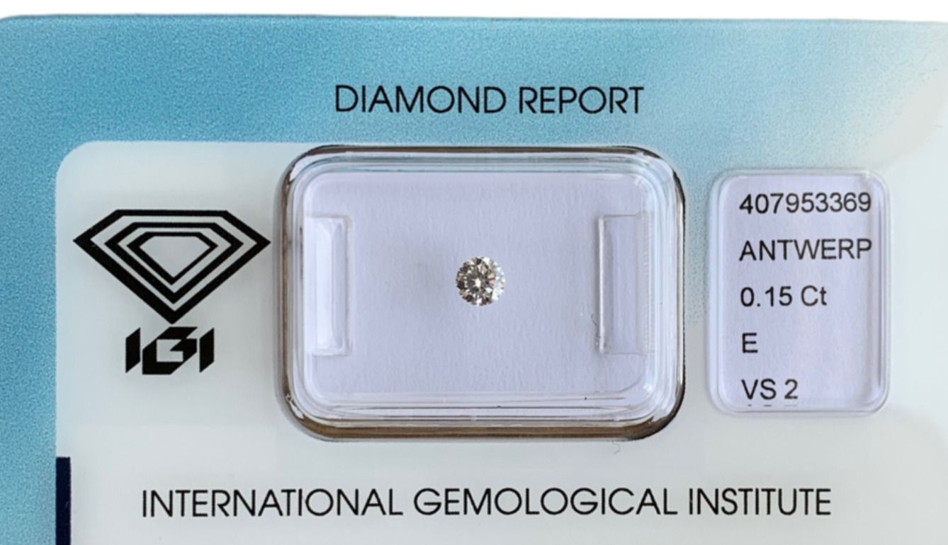 0.15ct E VS2 Diamond