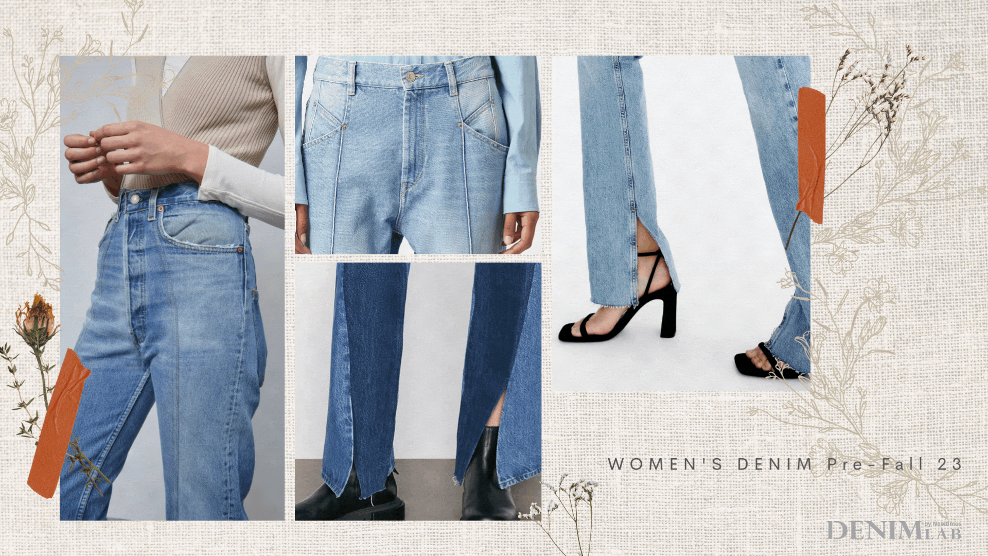 WOMEN'S DENIM PreFall 23 Seam & Split