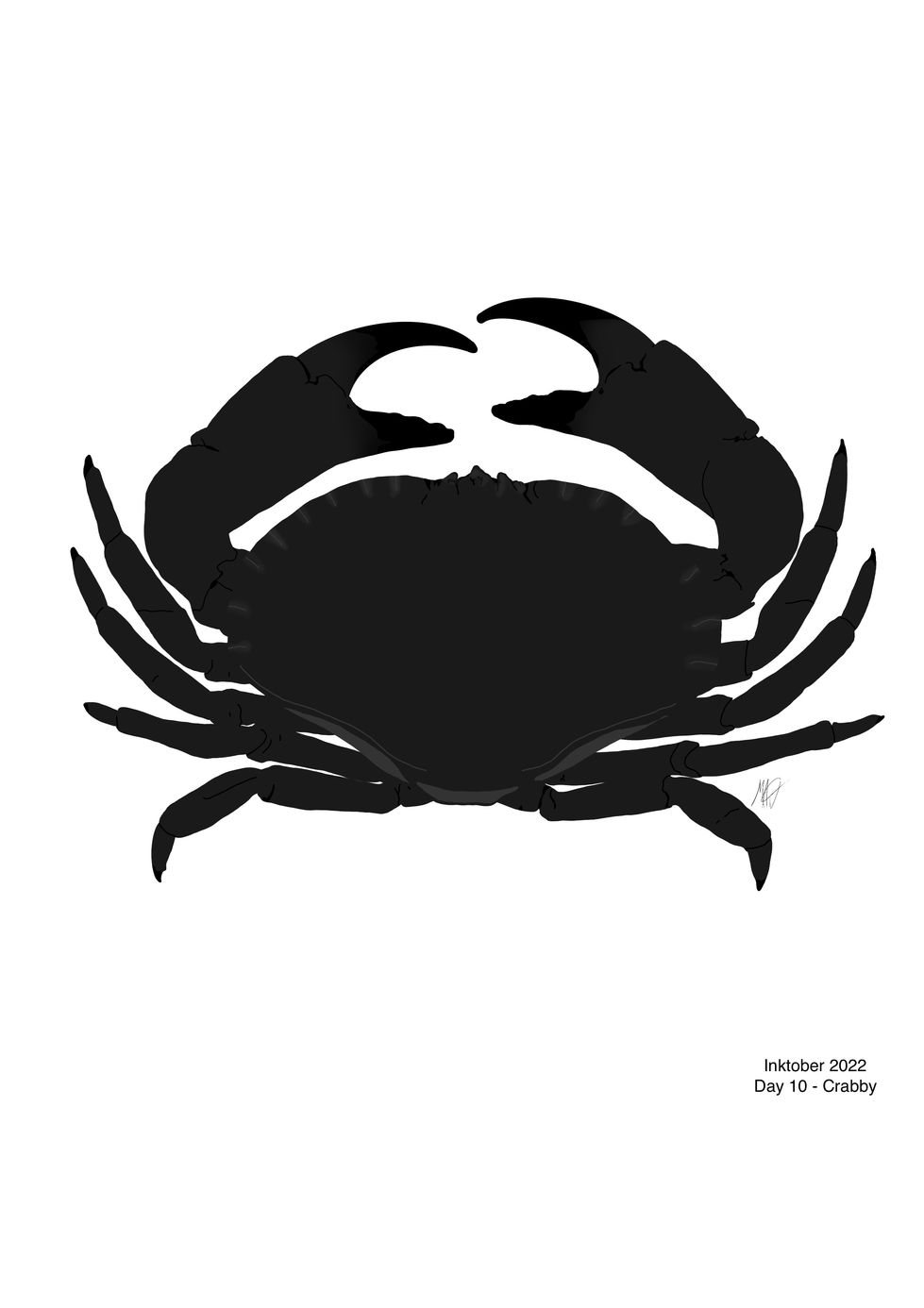 Inktober - Day 10 - Crabby
