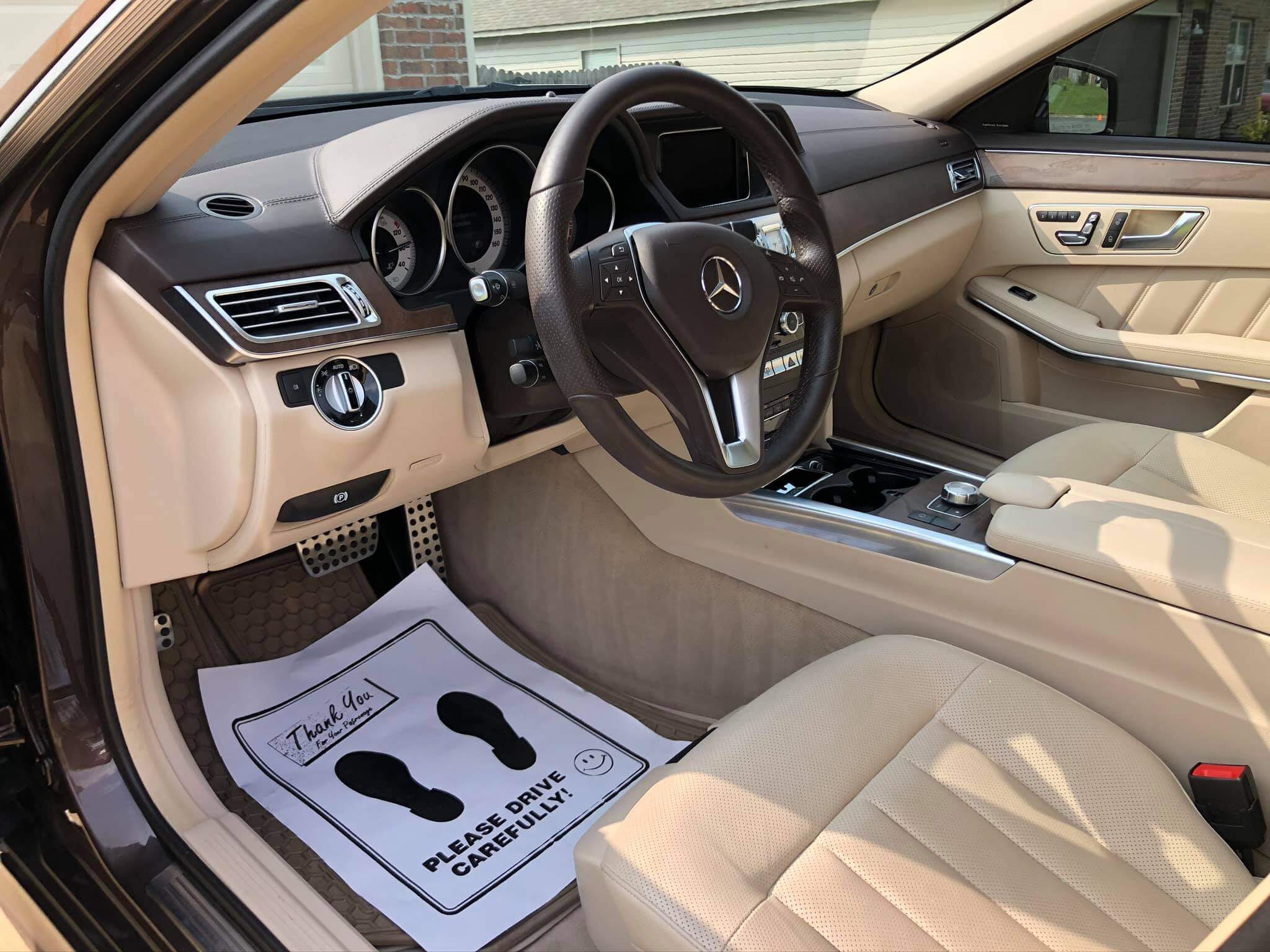car interior detailed by Royal Auto Detailing Las Vegas
