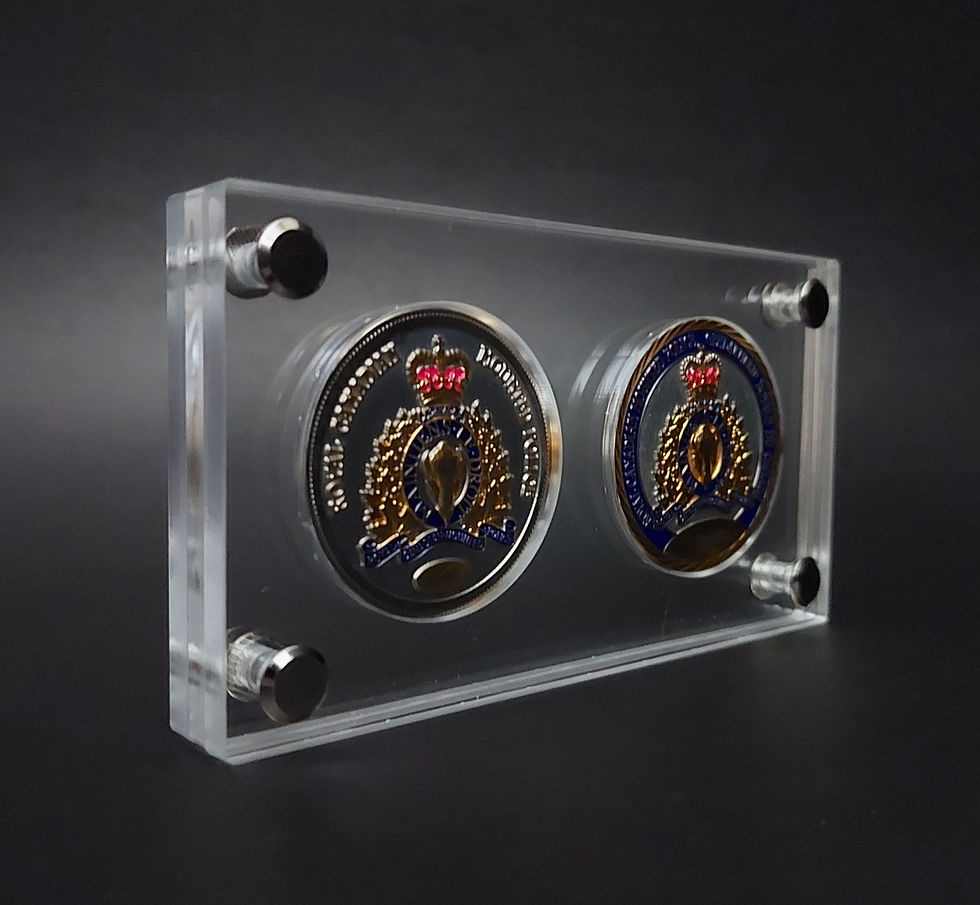 Double Coin Display
