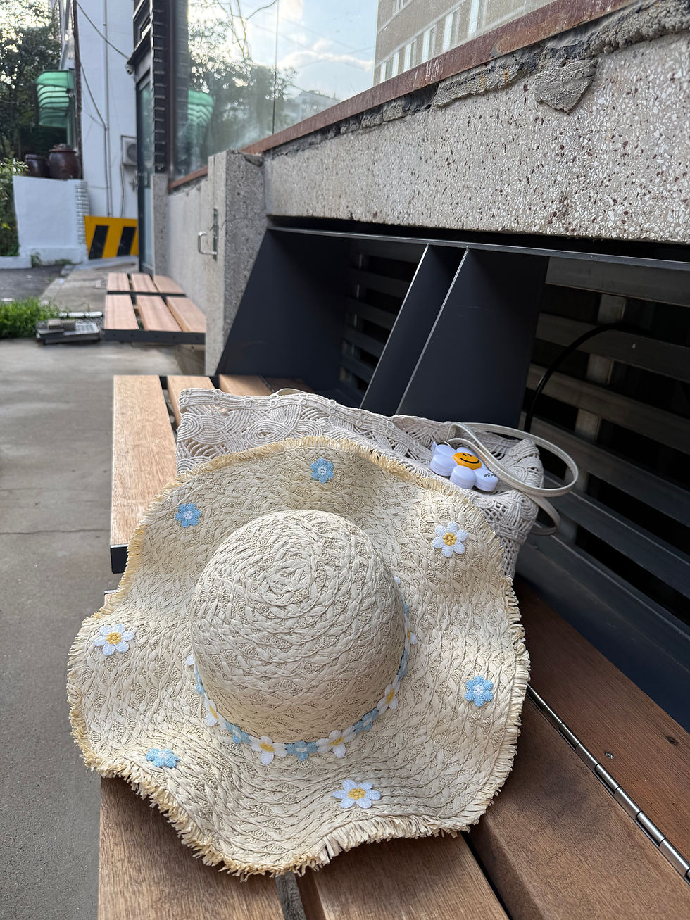 縮圖：Acc4219 Daisy大波浪邊度假草帽