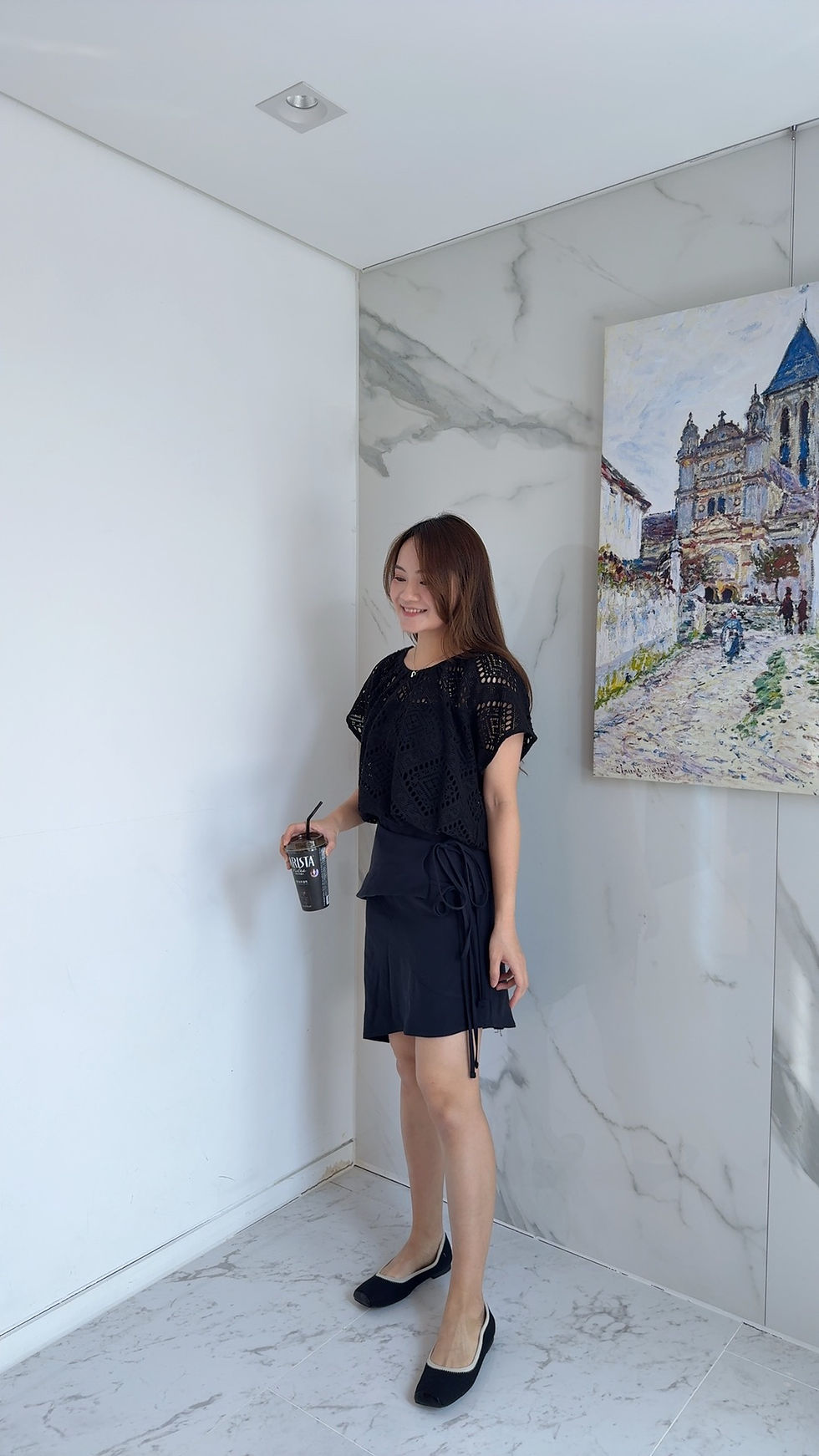 Thumbnail: T4123 [3色] 休閒通花束腰上身 (可off-shoulder穿)