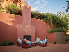Mii Amo - Wellness Resort USA - Outdoor Fireplace