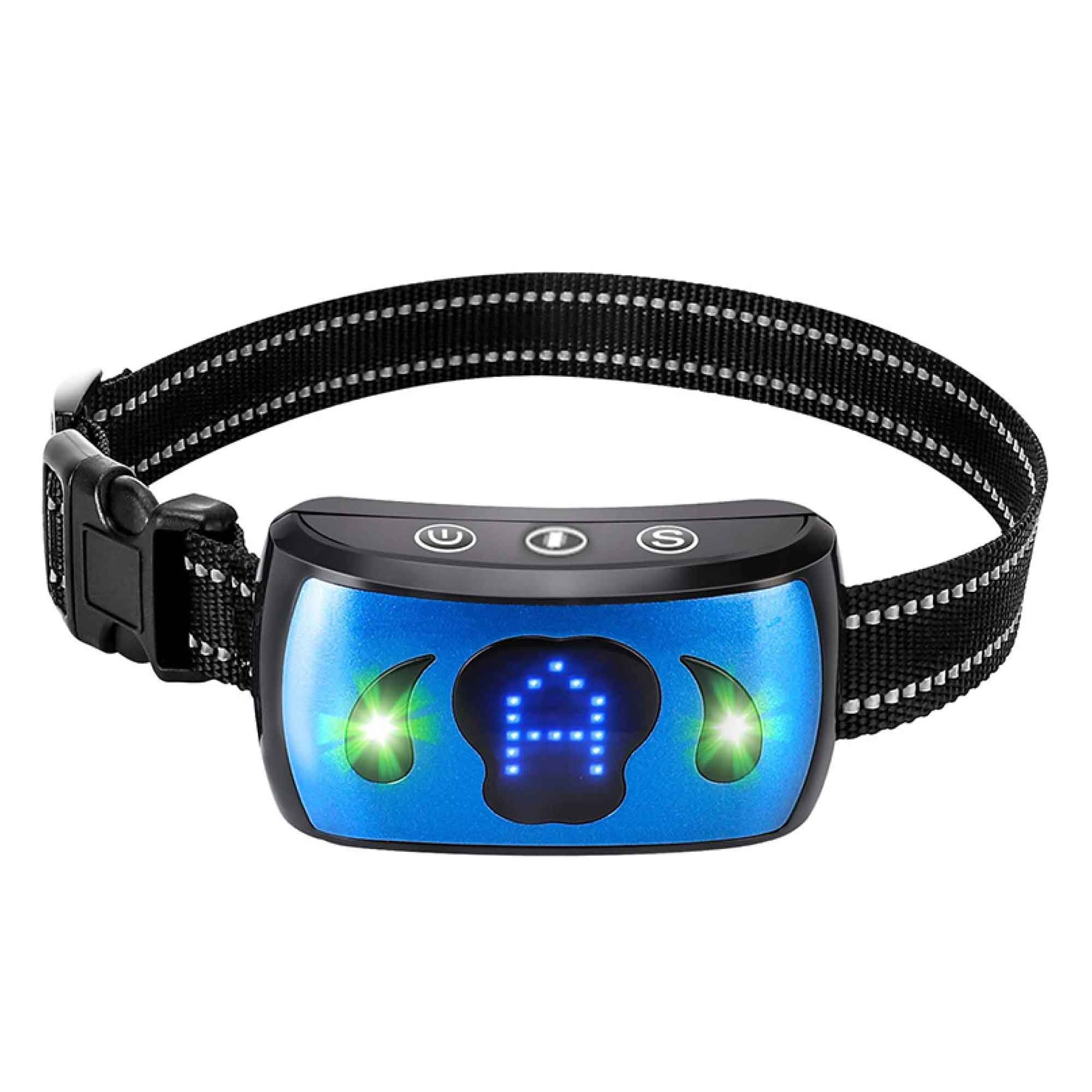 Dog Anti Bark Collar Control Barking Vibration Magnetic Charging Smart Detection