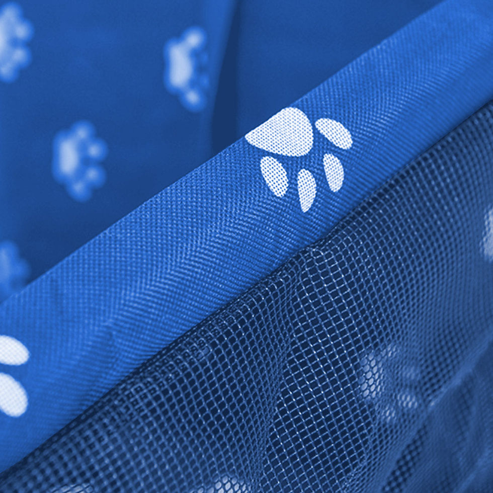 الصورة المصغرة: Waterproof Pet Booster Car Seat Breathable Mesh Safety Travel Portable Dog Carri