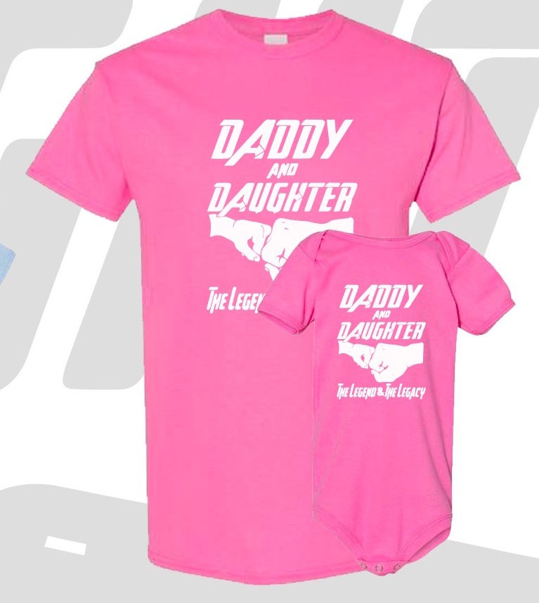 Μικρογραφία: Daddy & Daughter Matching TShirts