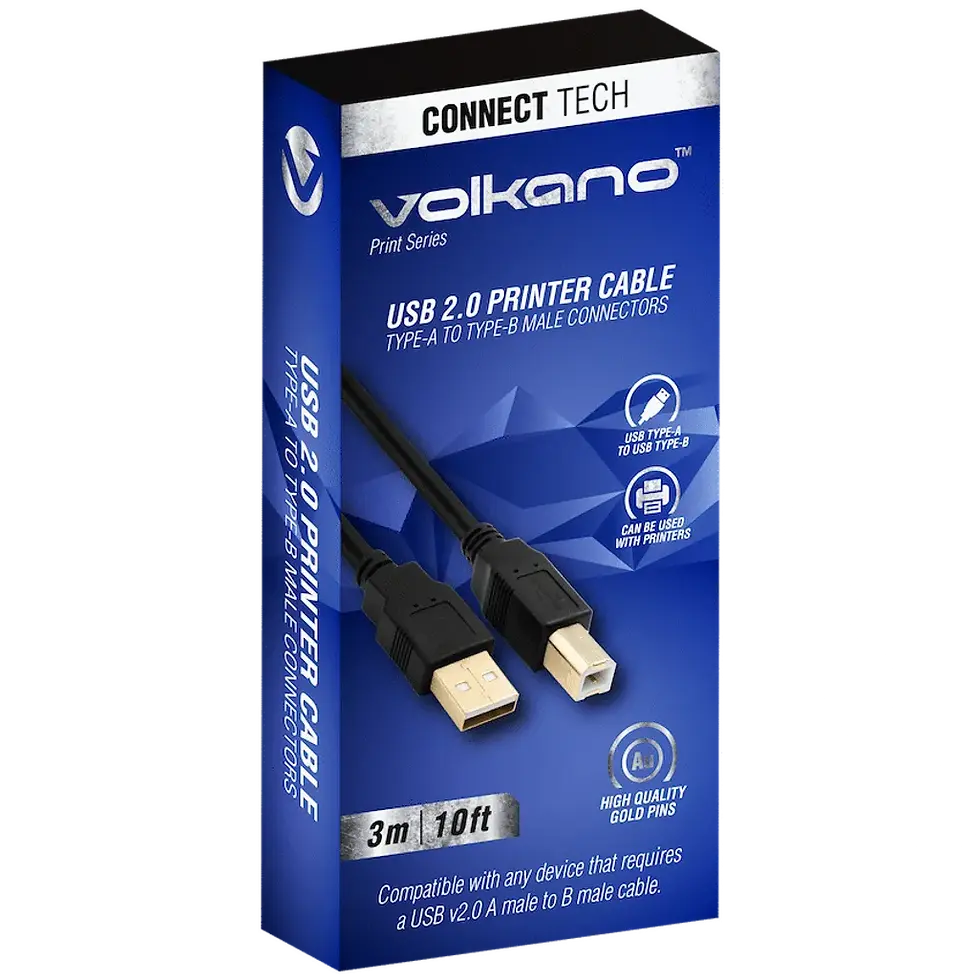Thumbnail: Volkano Print Series USB Printer Cable 3m