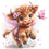 Thumbnail: Cute Highland cow vanilla biscuit