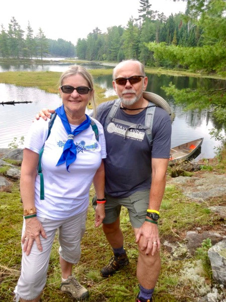 KESKUS Donors Hiking at Kotkajärv in Ontario